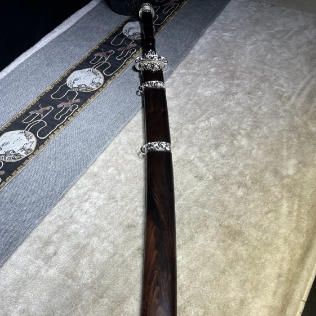 黑金古刀鎏银未开刃