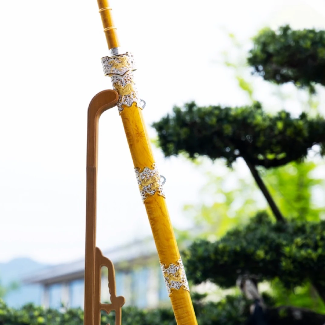 麒麟金丝楠战刀未开刃