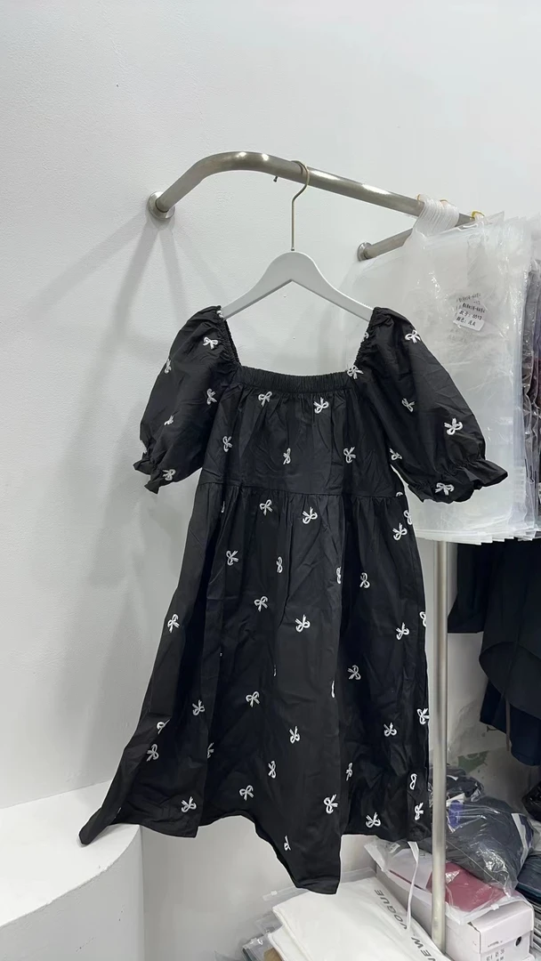 【清版】8917蝴蝶结连衣裙