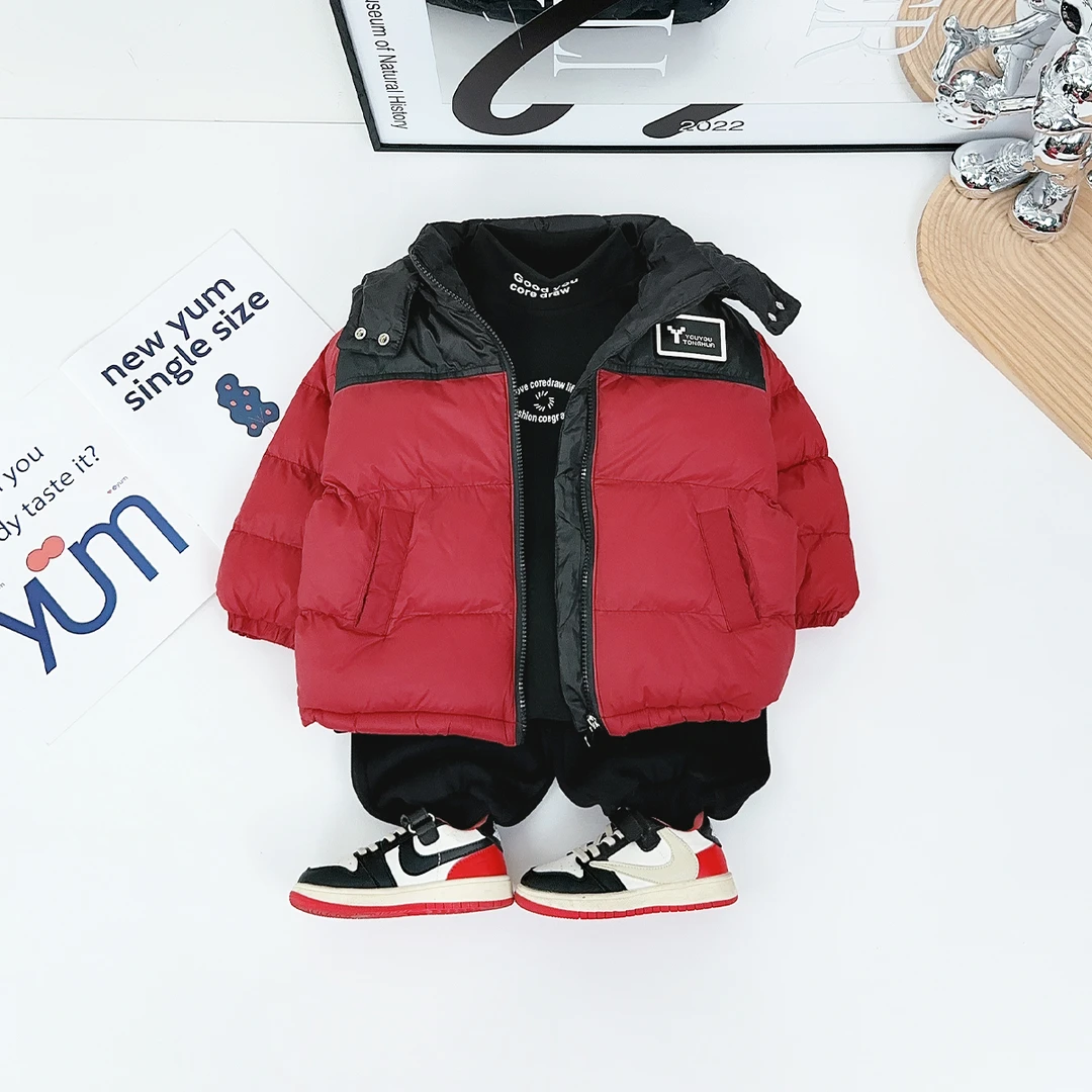 儿童冬棉服男童冬款加厚棉衣2024新款冬装 D-23961 悠悠童话童装