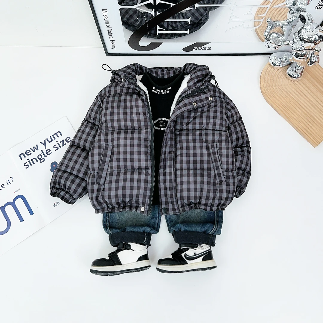 儿童棉服男童冬款加厚棉衣2024新款冬装D-BQ241213D 悠悠童话童装