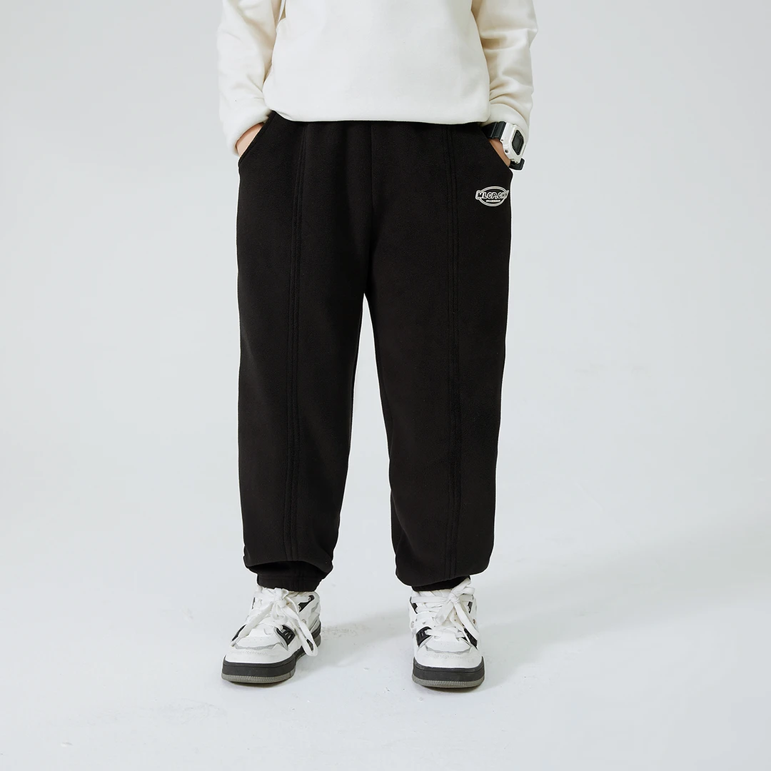 男童裤子春秋款潮酷百搭宽松保暖休闲裤中大儿童长裤WYSU880048