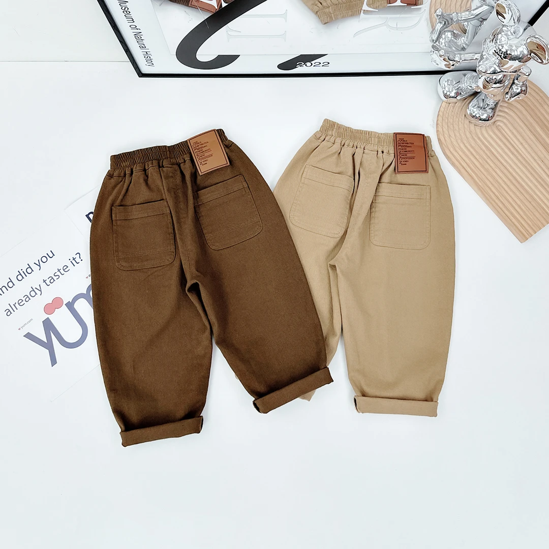 男童裤子春秋款儿童休闲裤2024新款秋装 D-BD88733 悠悠童话童装