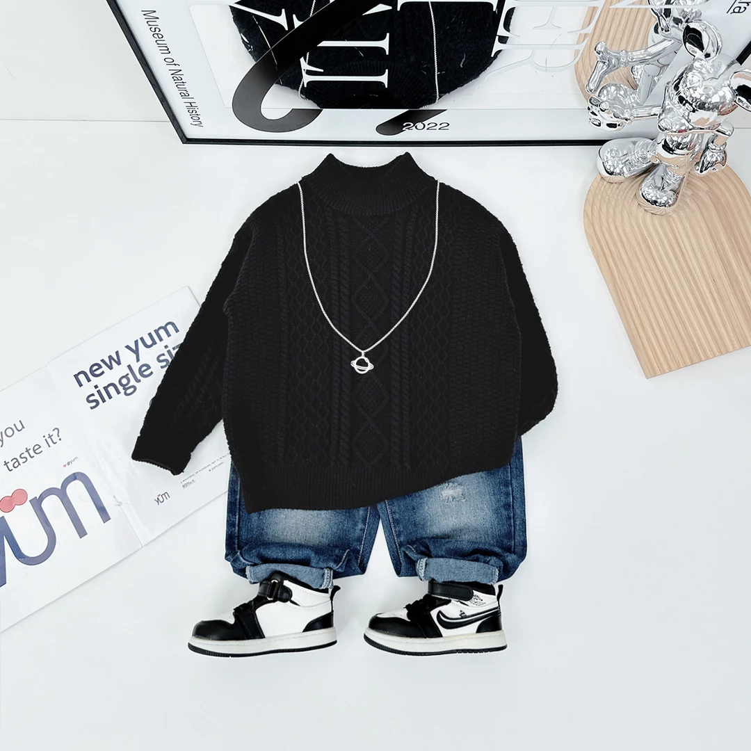 男童毛衣打底衫儿童衣服2024新款秋冬装 D-YMDX051 悠悠童话童装