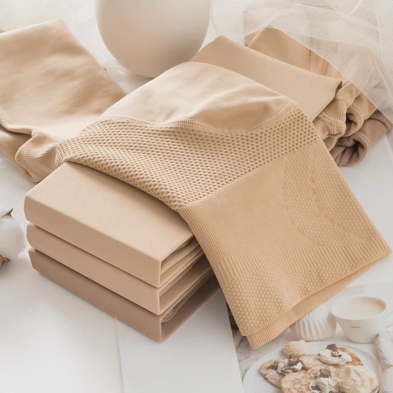 春秋高腰收腹水光袜光腿裸感神器提臀薄款钢丝袜肉色加绒打底裤冬