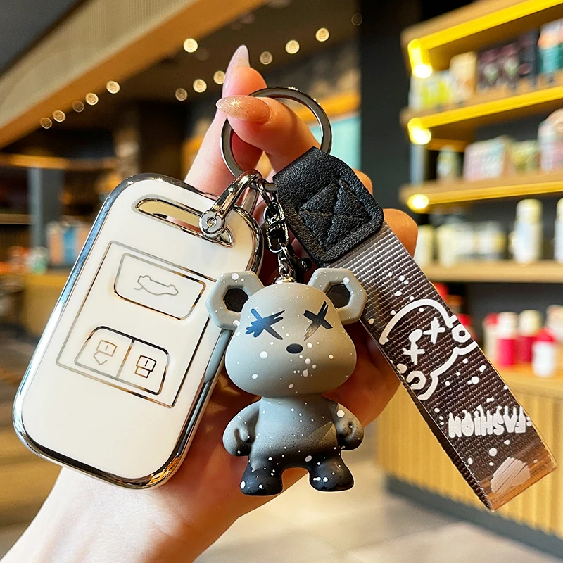 奇瑞汽车钥匙套新瑞虎8包艾瑞泽5e高档扣瑞虎7瑞虎5x保护壳女高档