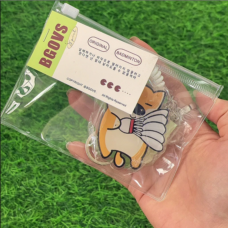 24新品韩国BGOVS羽毛球球包挂件可爱饰品卡通钥匙扣朋友闺蜜礼物