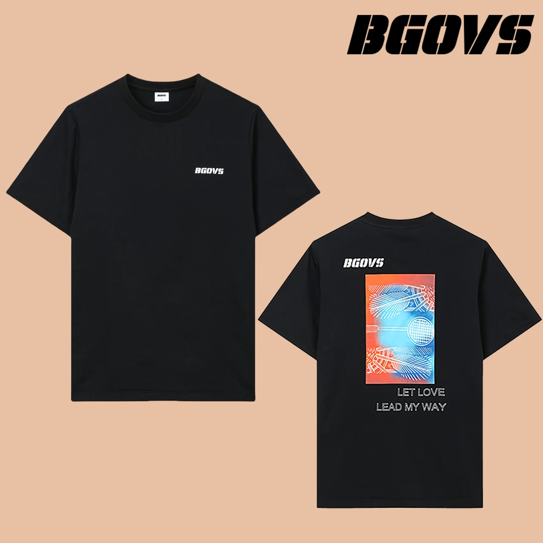 韩国BGOVS羽毛球服男女同款速干运动吸汗短袖T恤正品