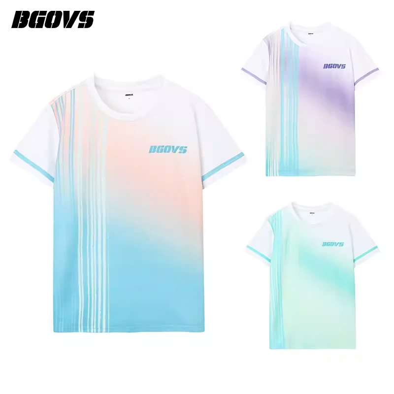 【猪猪专属】福利款BGOVS羽毛球服男女速干吸汗运动短袖上衣情侣T