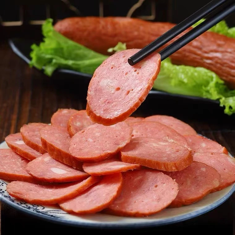 5根蒜香果木烤肠蒜蓉烤肠早餐即食香肠真空袋装冷藏储存