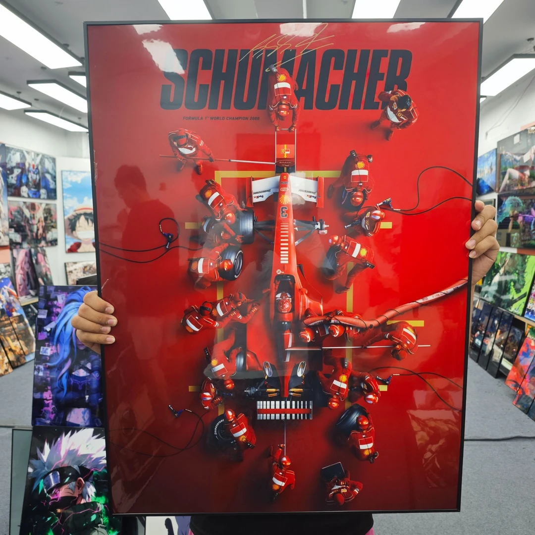 《方程式赛车》50*70现代装饰画L162 PVC