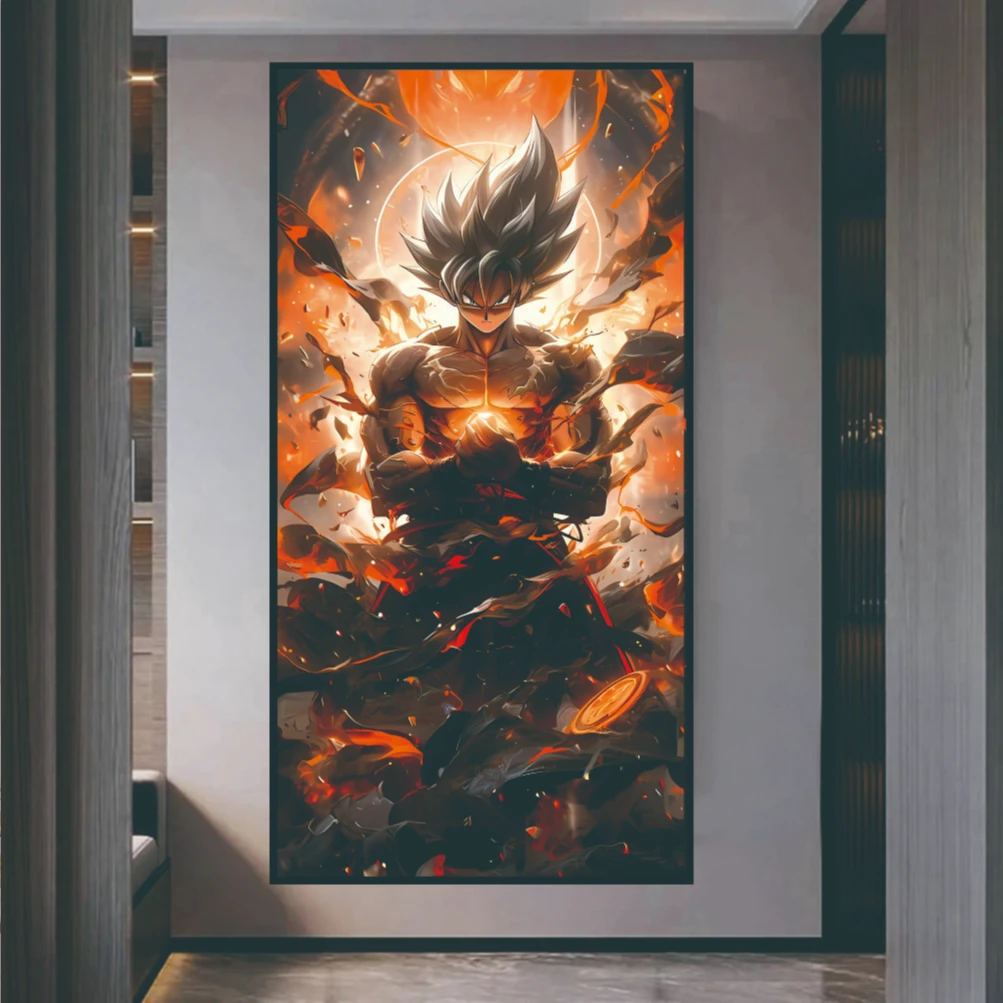 《暴走太阳神悟空》儿童客厅卧室现代装饰画40-80-pvc-L-77