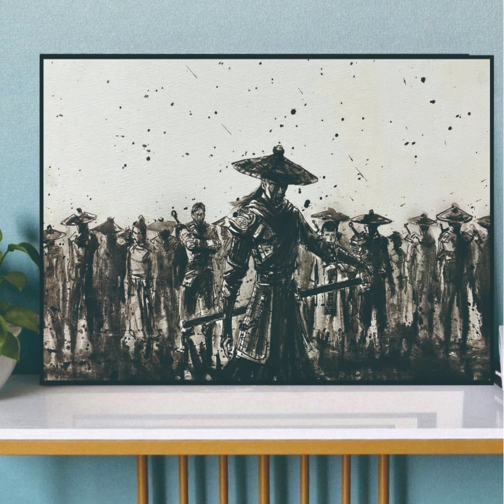 《不良人水墨风》客厅卧室装饰画40*60