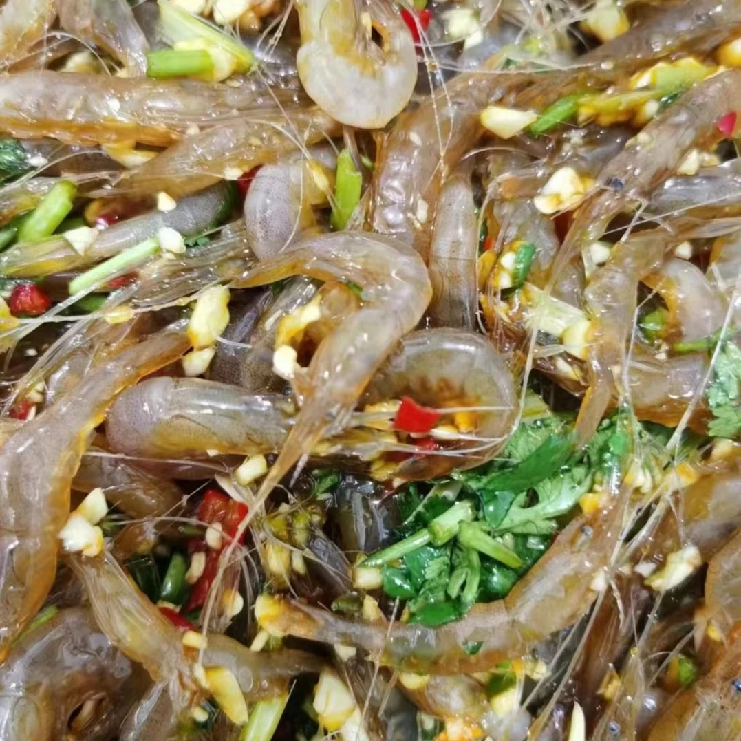 雪妍直播专属 生呛小海鲜 呛青虾  小青虾 小海虾 顺丰冷链包邮