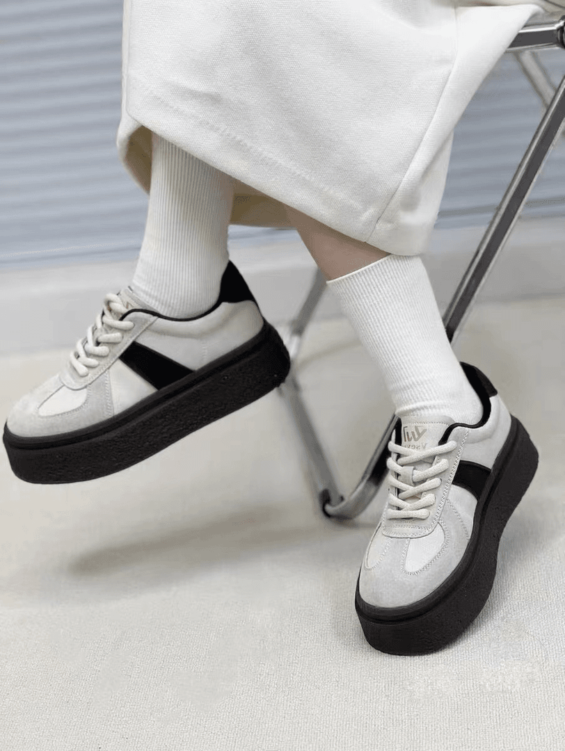 炸款3C多蕾妮加绒德训板鞋27970