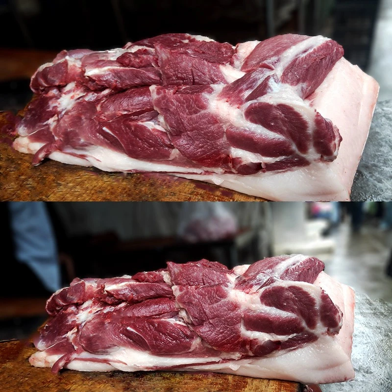 重庆农家熟食喂养土猪新鲜现杀前腿肉前夹肉6斤顺丰包邮冷冻发货