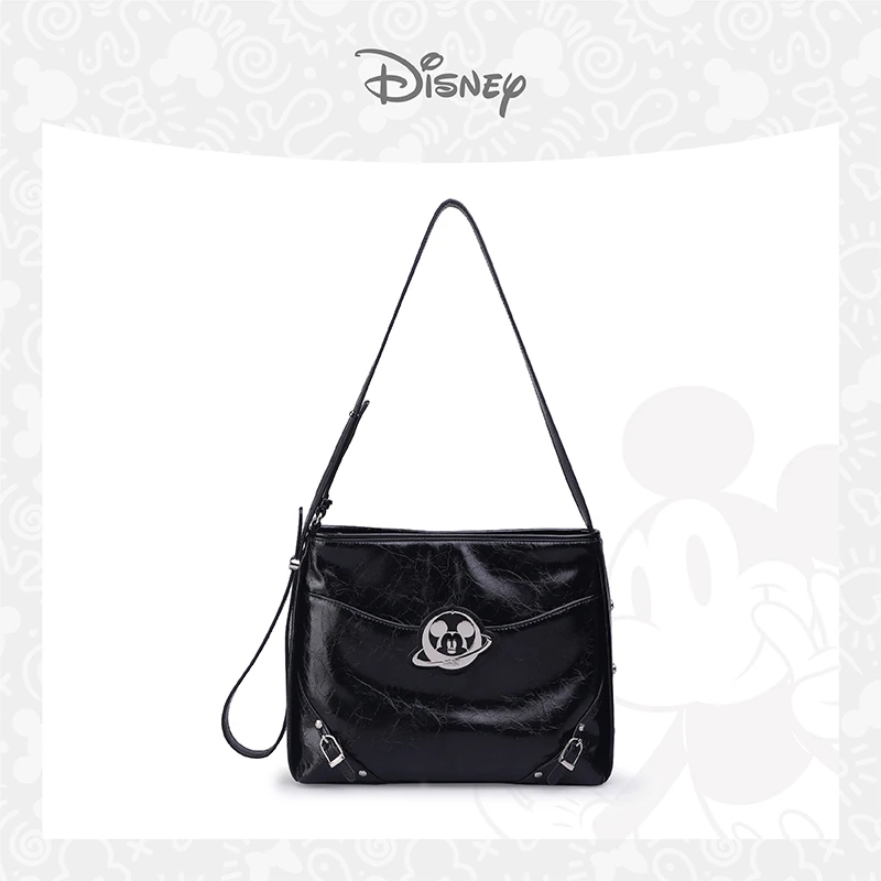 Disney/迪士尼秋冬新款米奇星球托特包单肩斜挎手提包腋下包女包1