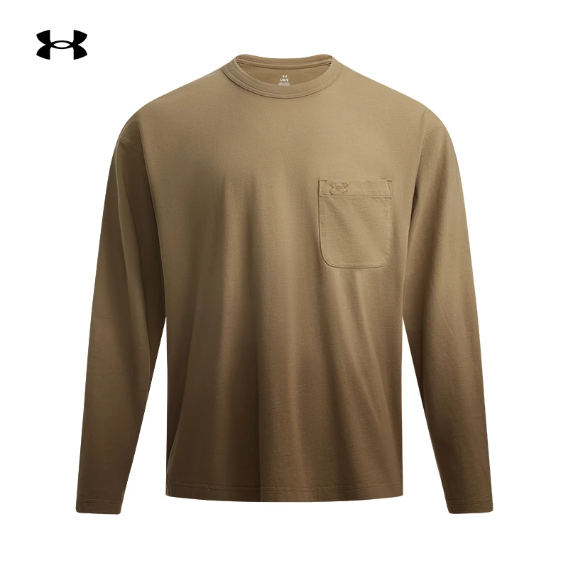 【雅丹风穿搭】UA Gradient Wash男子针织运动休闲长袖T恤1389364