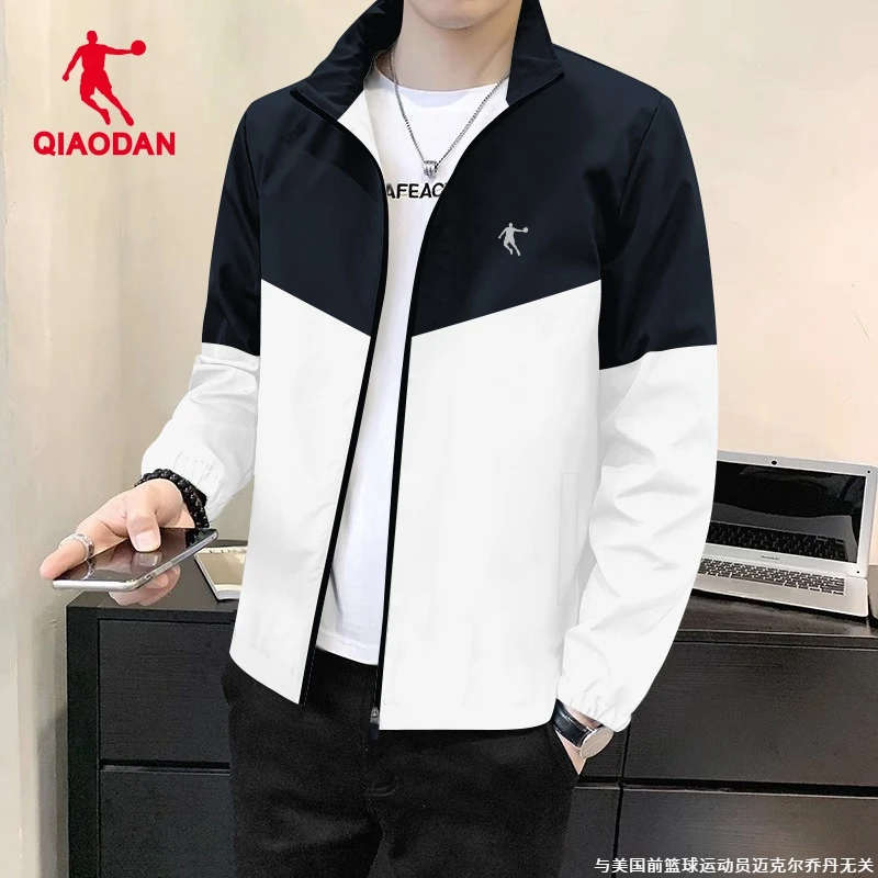 乔丹风衣外套男2025秋季新款男士冲锋衣防风户外夹克男装运动上衣