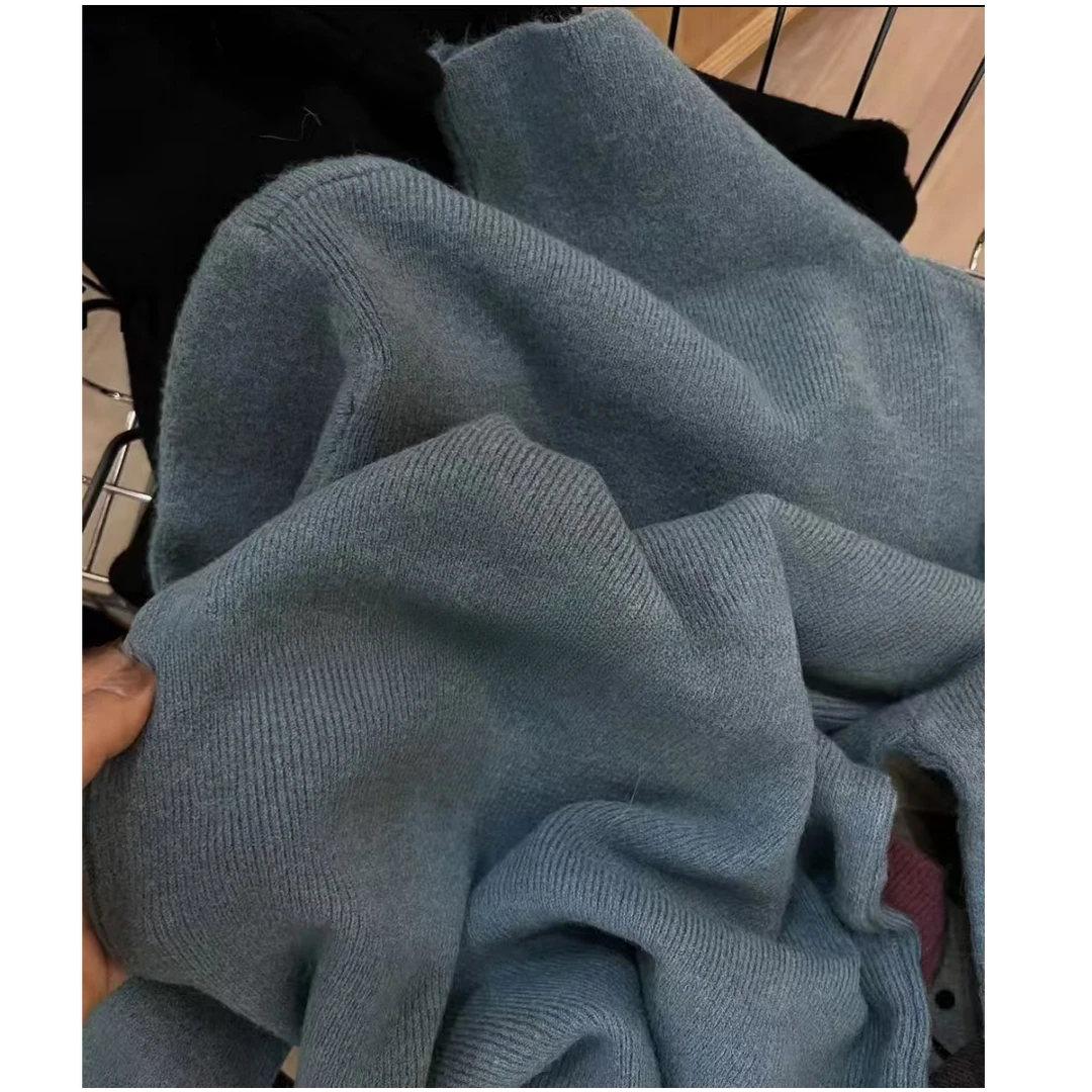 2026韩系时尚新款加厚超柔百搭针织打底衫时尚休闲修身上衣W1-28