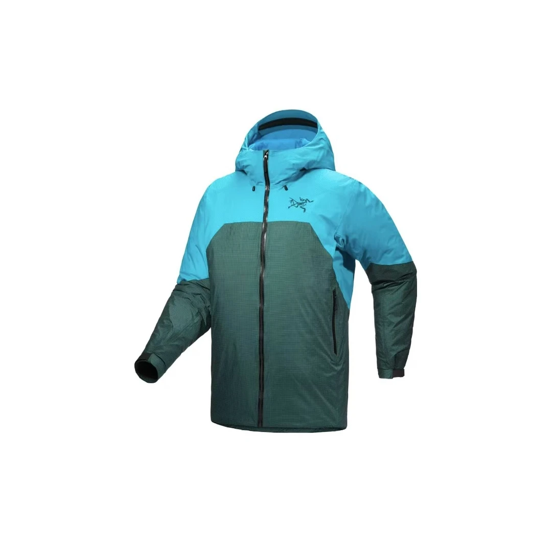 Arcteryx 始祖鸟  Rush Insulated 拼接拉链连帽夹克冲锋衣外套