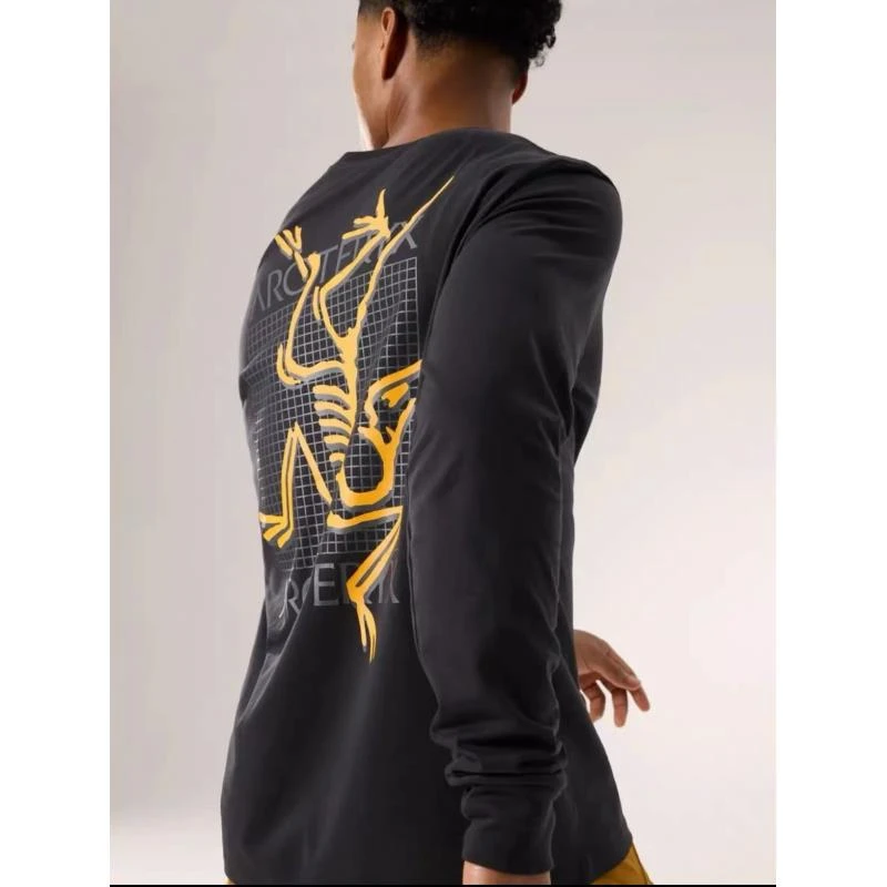 ARC'TERYX/始祖鸟Arc'Multi Bird Logo LS 男士长袖大logoT恤