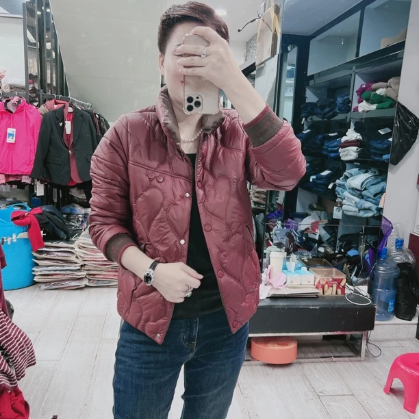 超轻又暖3色撞色里定位不拍棉外套棉服5810品