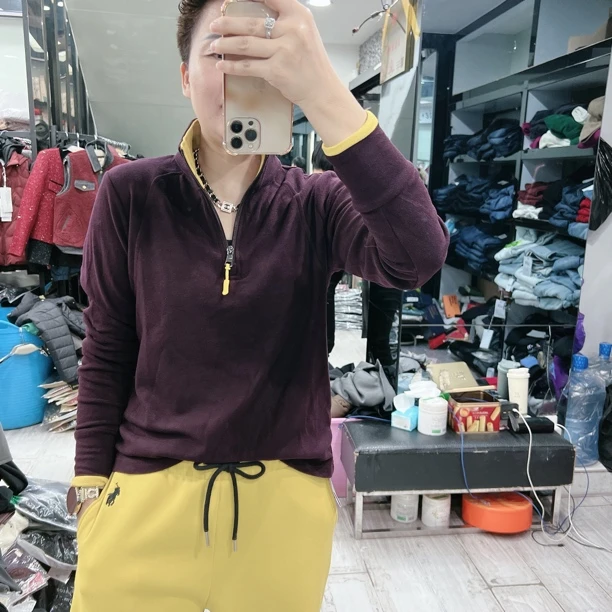 极简新款德绒半开领立领4色上衣0286品