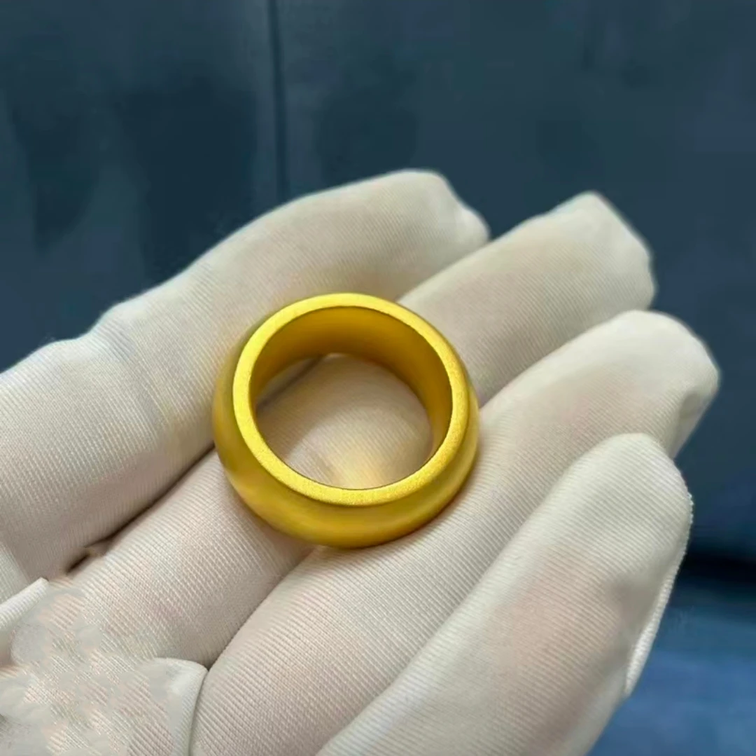合金戒指 精工卡12大号磨砂闭口哑光经典精美古法
