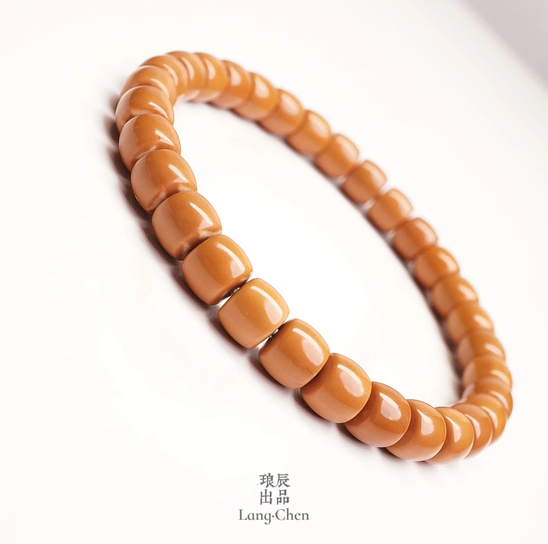 【超S 】6.5MM  极限弧老挝橄榄核尖单圈 琅辰出品