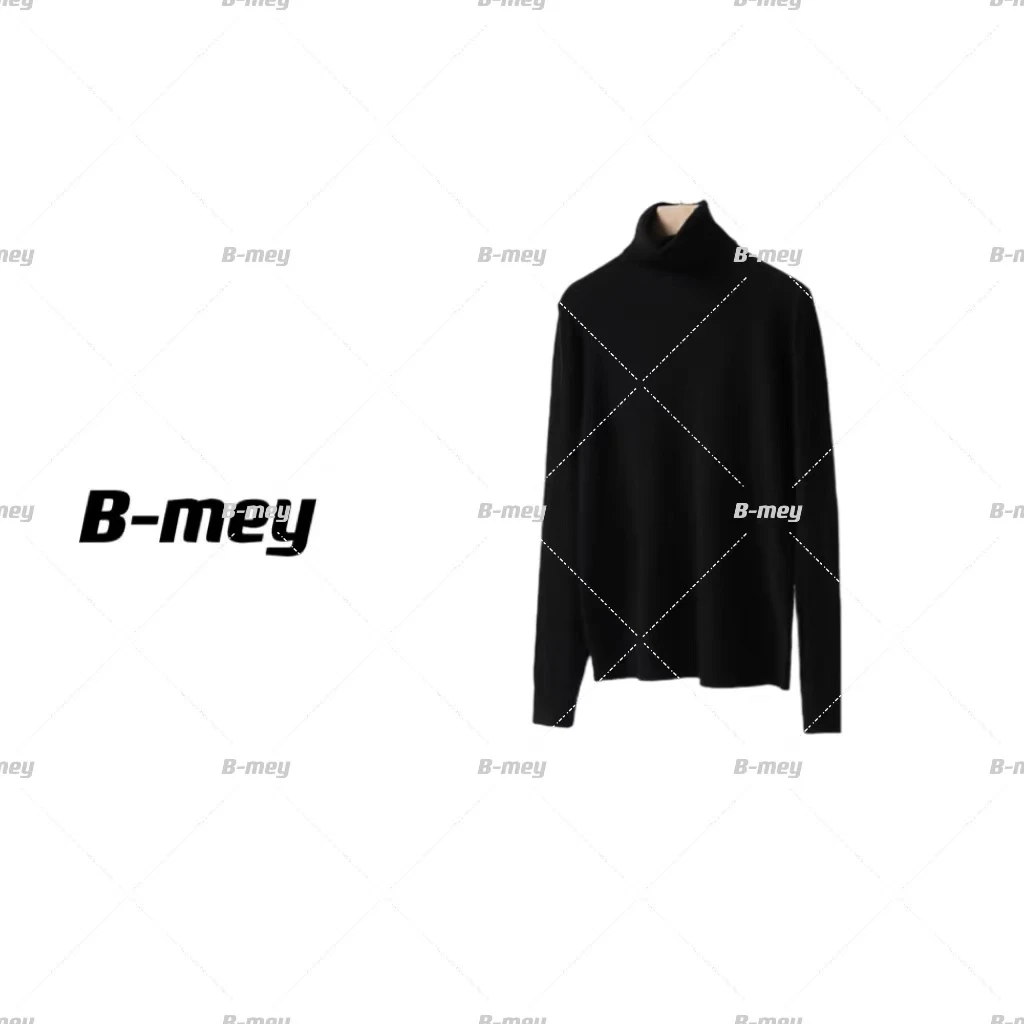 B-MEY   2023年新款时尚气质高领打底混色针织衫102530 JFA2I