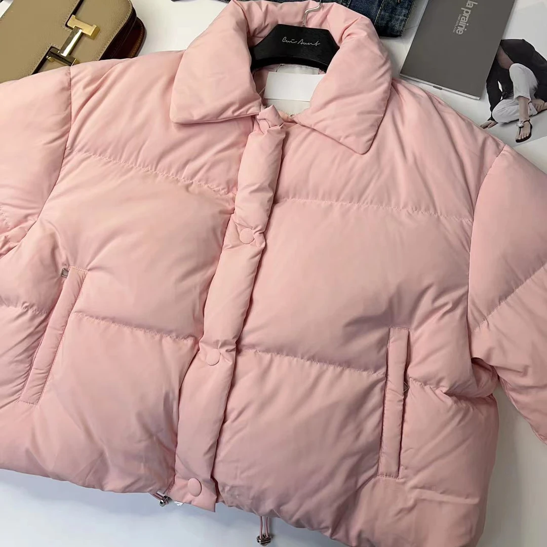 B-MEY 新款设计感时尚简约面包服洋气短款羽绒服111620      J