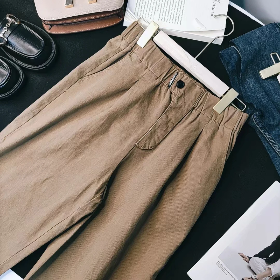 B-MEY   韩版早春高腰小脚休闲裤 022411 LSBK