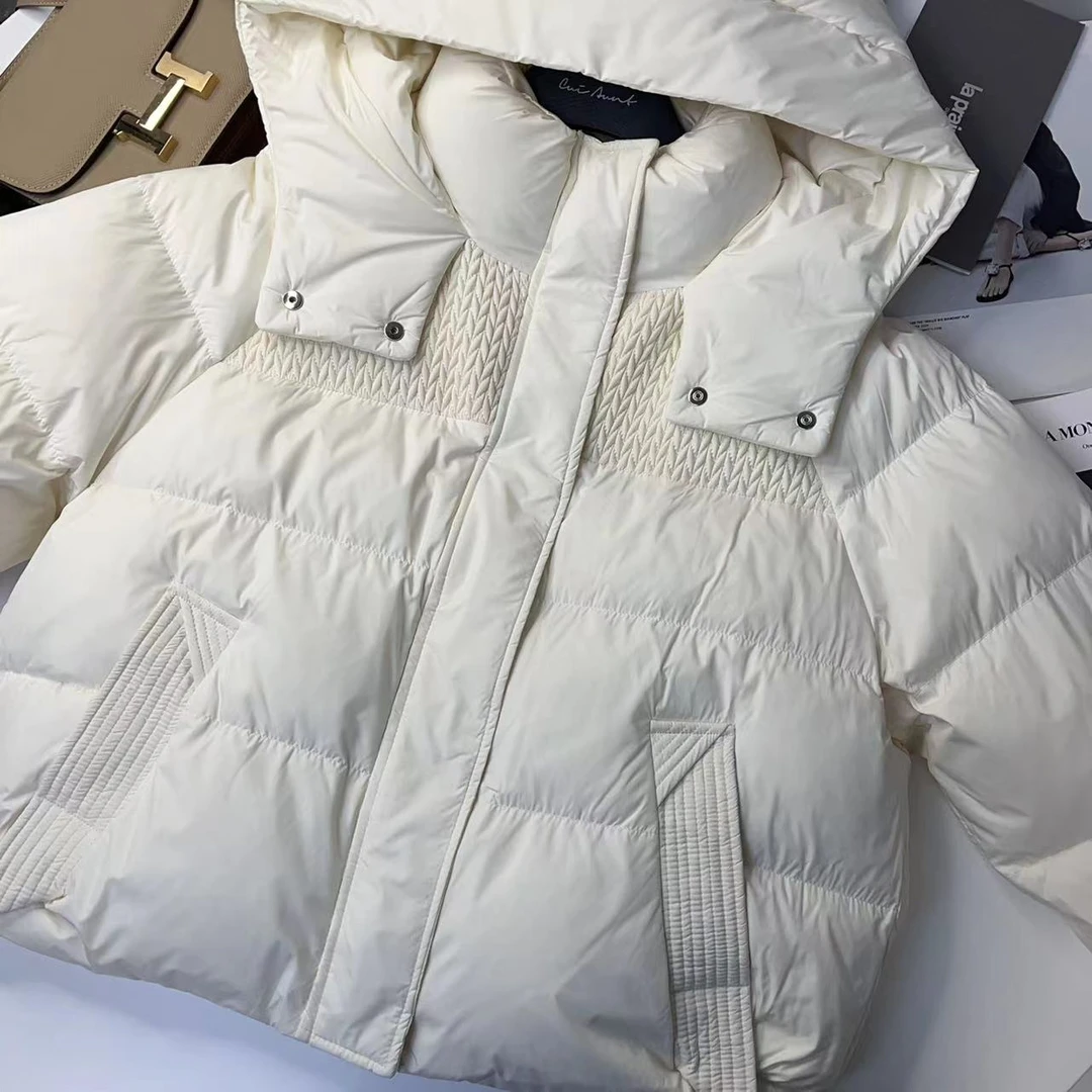 B-MEY 新款设计感连帽简约保暖百搭羽绒服111603     GF