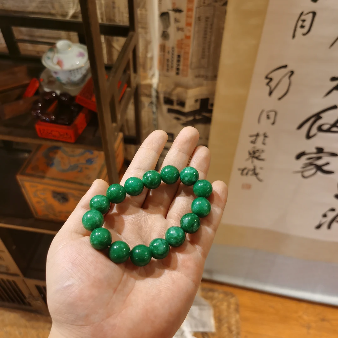 【闪购商品】翡绿绿手串p1937   C
