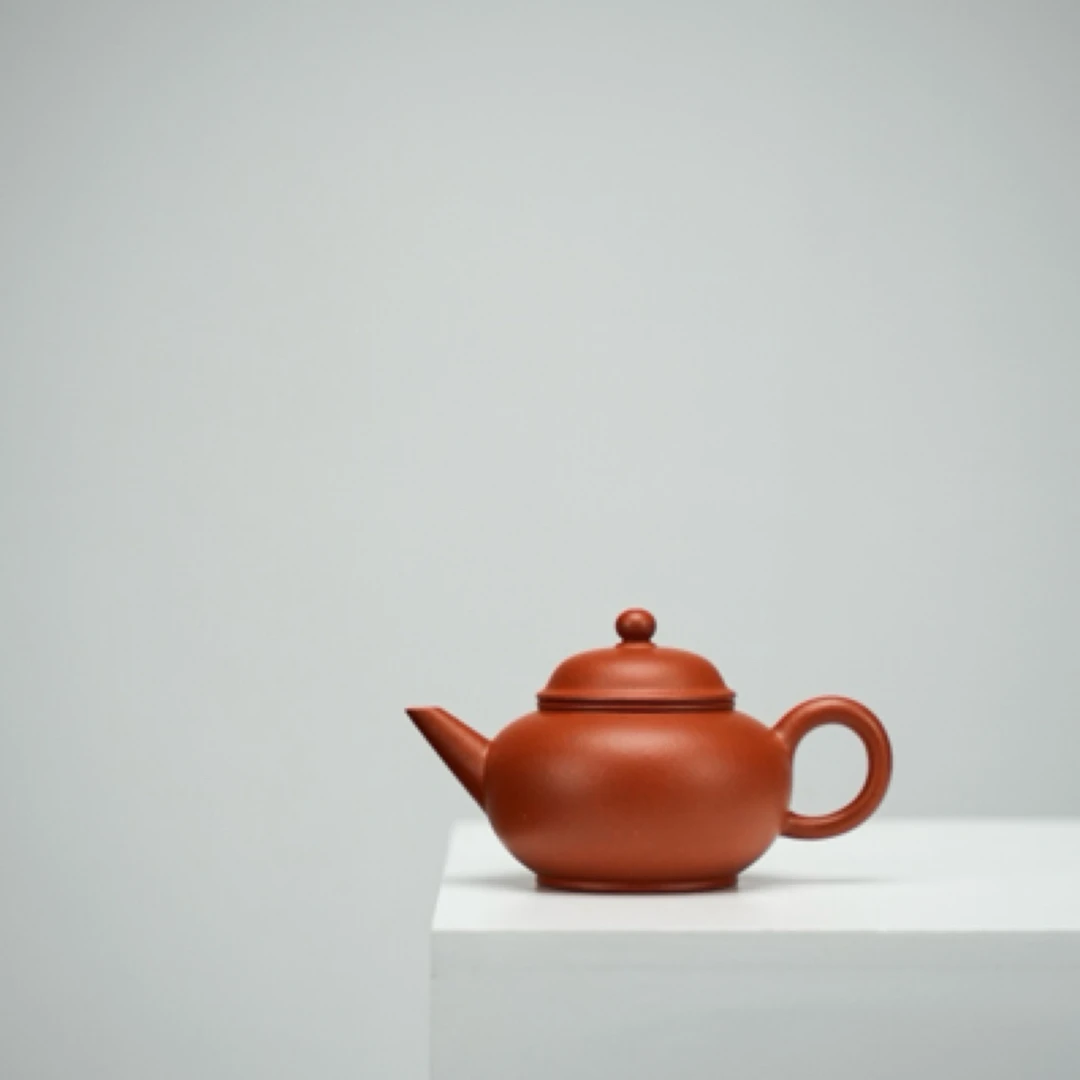 小水平·紫砂壶 慕古·168cc 原红降坡料 正宗润泽