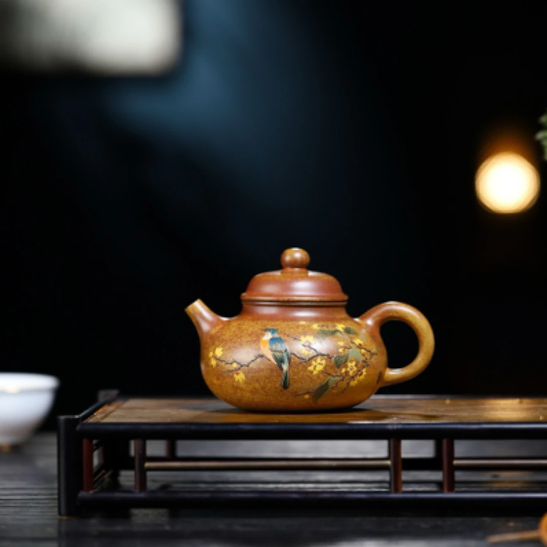 【容天】紫砂壶 优质黄金段250cc