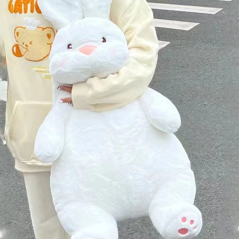 可爱网红慵懒兔大白兔子惊喜毛绒玩具公仔娃娃女生生日情人节礼物