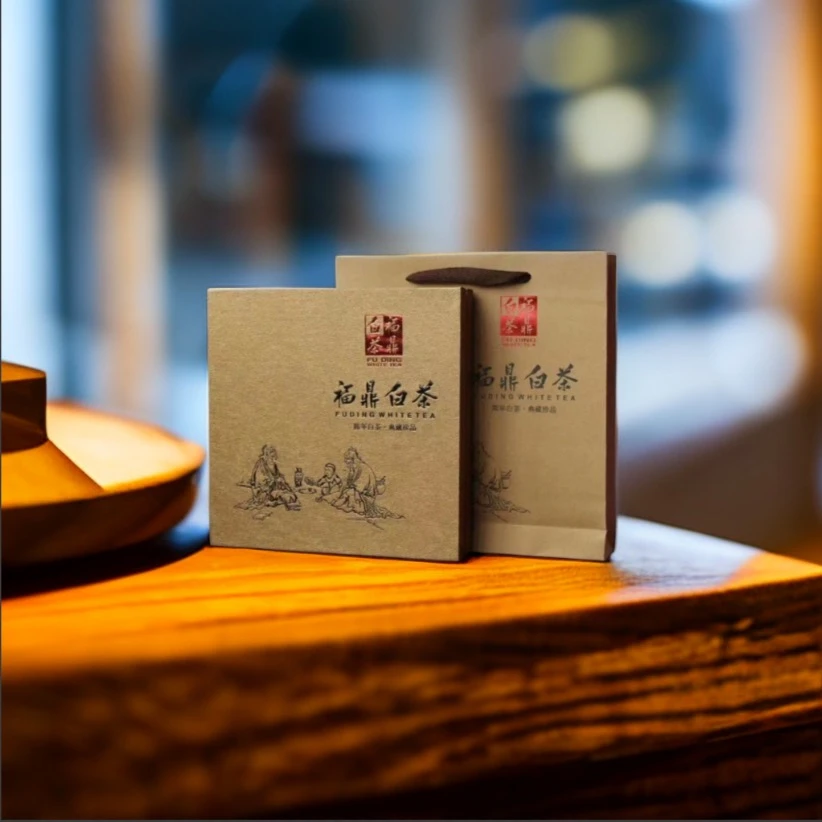 【春节不打烊】 300g紧压老白茶礼盒装伴手礼寿眉耐泡清甜爽口茶香