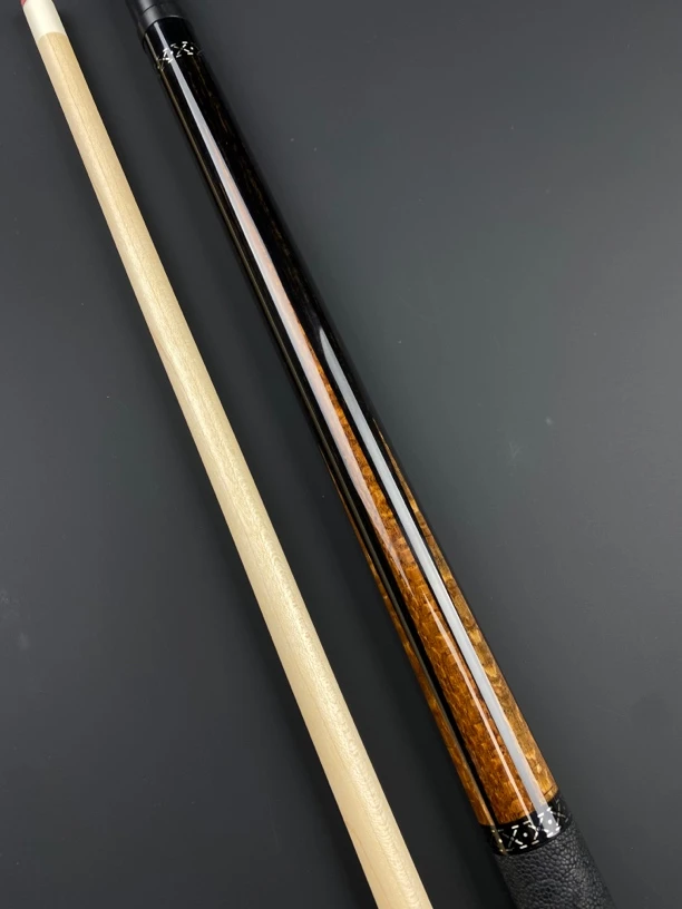 福杆对插金丝楠木插黑檀三段式皮把