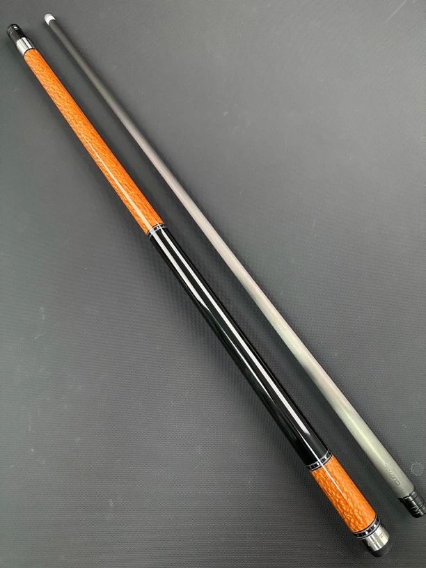 球坦克新款g2，豹纹木光把黑檀握把球杆 #球坦克 cuetec 球坦克g2