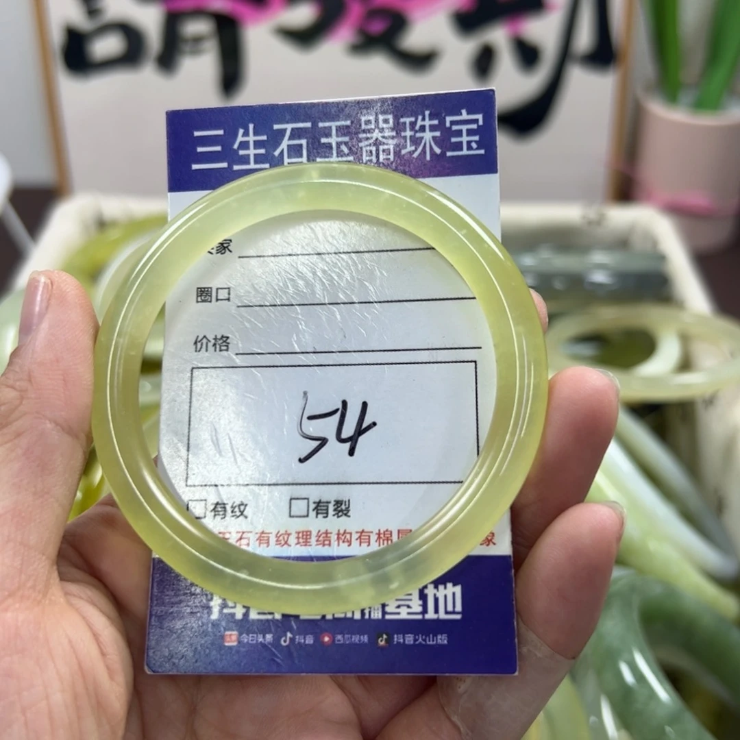 蛇纹石玉手镯未镶嵌497