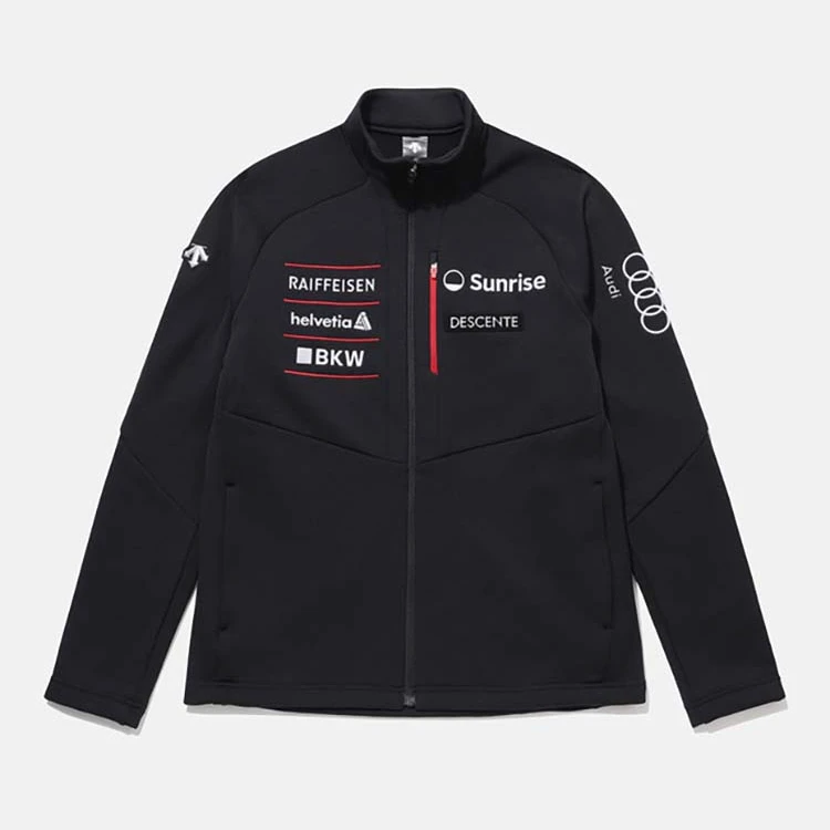 DESCENTE/迪桑特【现货】秋冬户外运动刺绣立领长袖拉链夹克外套