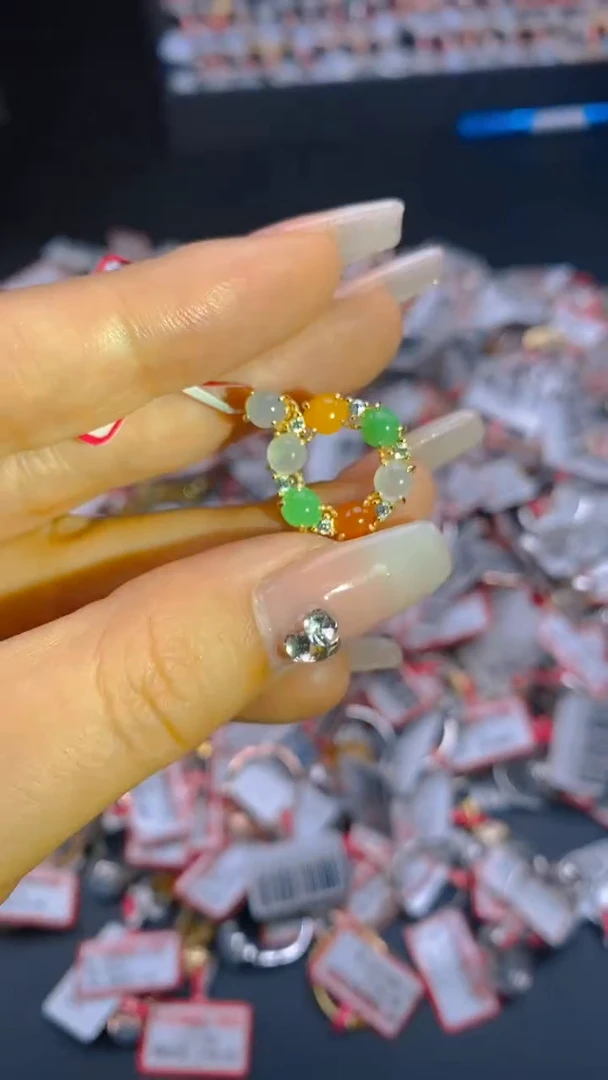 【闪购商品】翡翠戒指银S925镶嵌0279532618