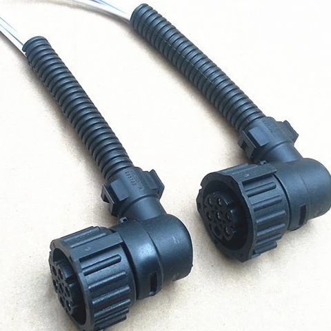 东风天龙大力神天锦汽车后尾灯刹车灯倒车灯线插头尾灯插线头总成