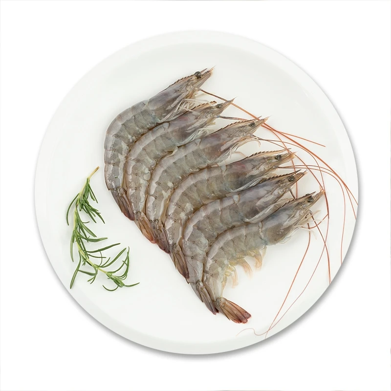 冷冻海洋大虾速冻海鲜4050规格1盒海虾盐冻干净烹饪食用毛重4斤