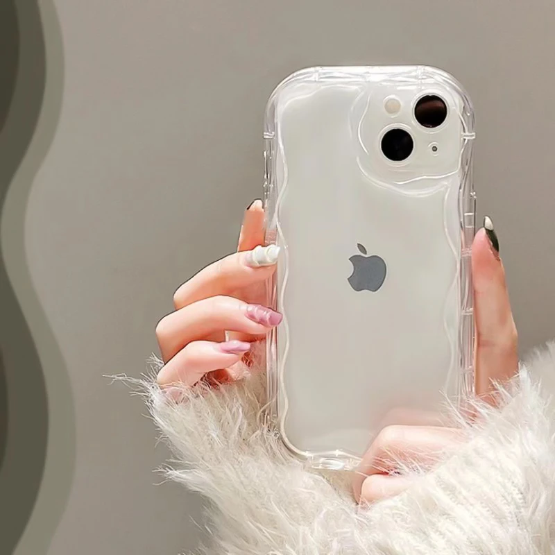 简约奶油苹果14promax手机壳全包13pro全包iphone12防摔软11网红x
