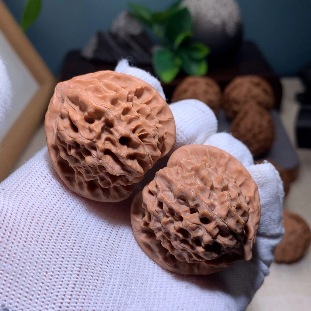 文玩核桃把件龙鳞