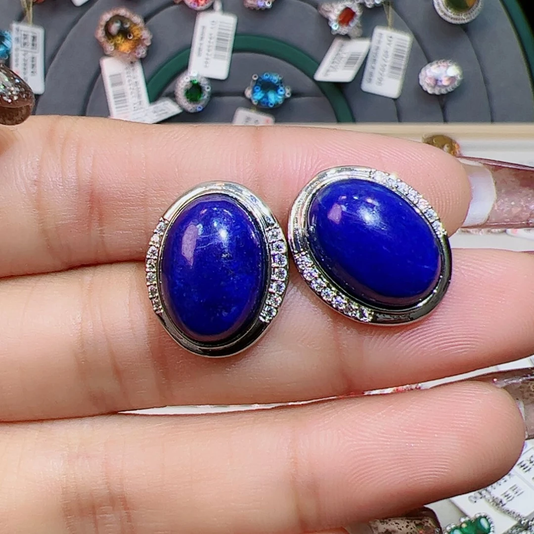 【闪购商品】青金石耳饰合金