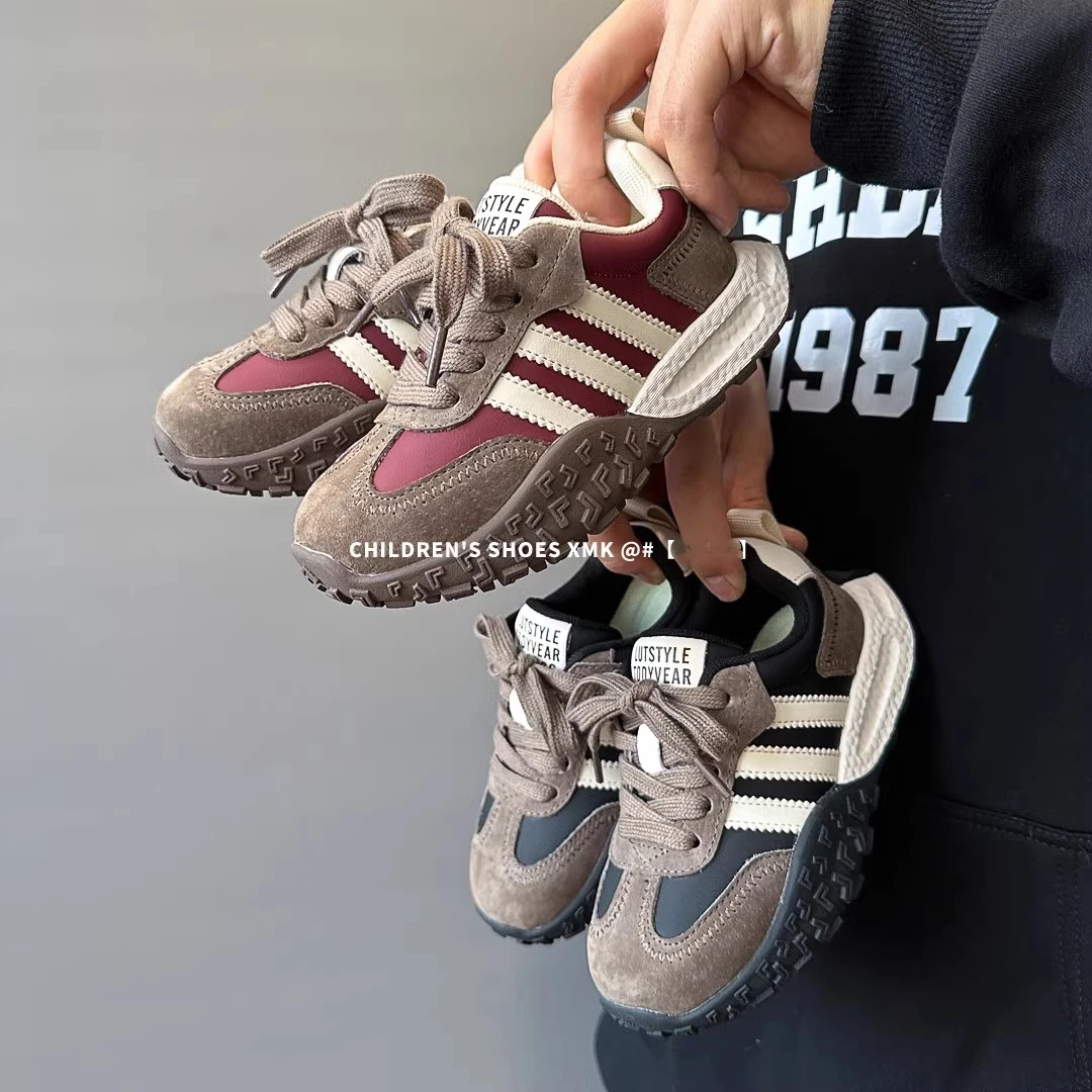 奥莱儿童运动鞋2024秋冬新款男童加绒休闲跑步鞋女童二棉宝宝鞋子